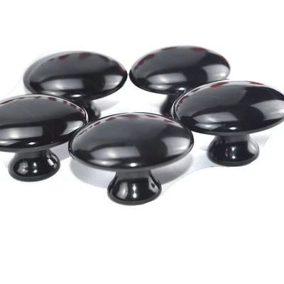 Body Massage Tool 2024 Zwarte Bian Stone Grote Champignonvorm Gua Sha Massager voor gezichtsmassage en gezondheidszorg 55mm*35mm