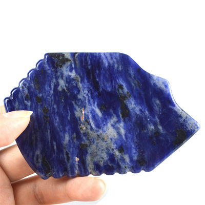 Blue Sodalite Gua Sha Board 95*53mm Het ultieme hulpmiddel voor betere bloedsomloop en huidgezondheid