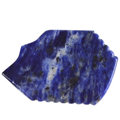 Gepersonaliseerd logo beschikbaard 2024 Blauw Sodalite Gua Sha Scraping Massage Board voor Gezicht en Lichaam Massager Spa Stone