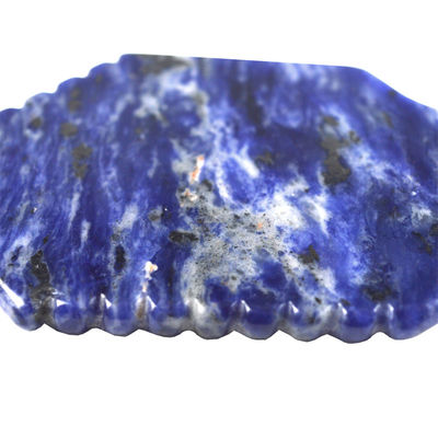 Gepersonaliseerd logo beschikbaard 2024 Blauw Sodalite Gua Sha Scraping Massage Board voor Gezicht en Lichaam Massager Spa Stone