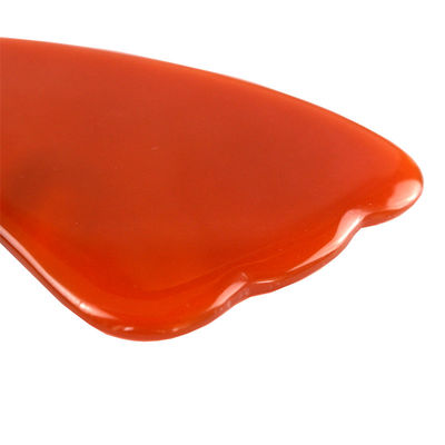 2024 Red Carnelian Gua Sha Board De essentiële gezondheidszorg Agate Guasha steen voor gezichtsmassage en gezichtsverzorging