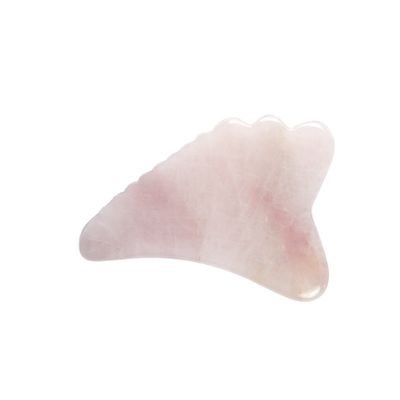 2024 Wing Shape Rose Quartz Gua Sha Scraping Board Roze Crystal Guasha Gezichtsmassageapparaat Body Massage Spa Tool voor Massage Tools