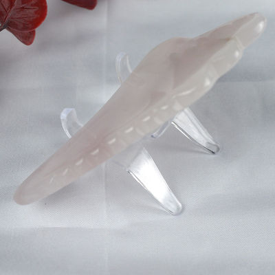 2024 Wing Shape Rose Quartz Gua Sha Scraping Board Roze Crystal Guasha Gezichtsmassageapparaat Body Massage Spa Tool voor Massage Tools