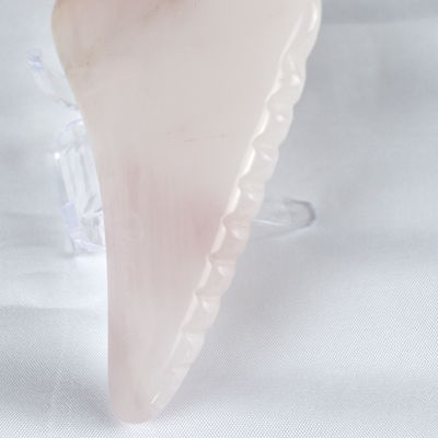 2024 Wing Shape Rose Quartz Gua Sha Scraping Board Roze Crystal Guasha Gezichtsmassageapparaat Body Massage Spa Tool voor Massage Tools