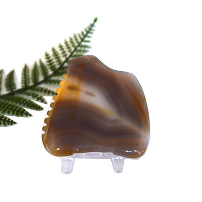 Massagehulpmiddelen 2024 aankomst Natuurlijke Agate Gua Sha Schrapen Massagebord voor het verlichten van vermoeidheid en het bevorderen van de schoonheid van de huid