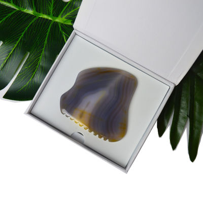 Massagehulpmiddelen 2024 aankomst Natuurlijke Agate Gua Sha Schrapen Massagebord voor het verlichten van vermoeidheid en het bevorderen van de schoonheid van de huid