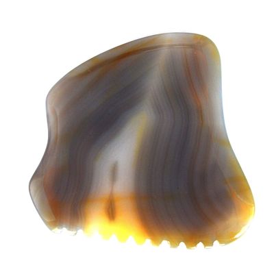 Massagehulpmiddelen 2024 aankomst Natuurlijke Agate Gua Sha Schrapen Massagebord voor het verlichten van vermoeidheid en het bevorderen van de schoonheid van de huid