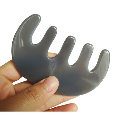 Ervaar de voordelen van Agate Gua Sha Comb Perfect voor hoofdmassage en schoonheidszorg