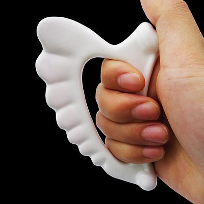 Gezichtstherapie Keramisch Gua Sha Board Gepersonaliseerd Logo voor Gezichtsmassage Gereedschap Fysiotherapie