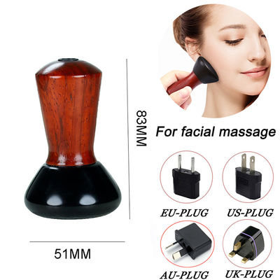 Red Pear Hout Mini Bian Steen Oog Gezicht Gua Sha Massager Draagbare Massage Gordel voor natuurlijke Warme Steen Elektrische Guasha Machine