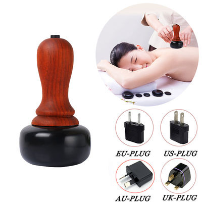 Elektrische Gua Sha Cupping Massager Warme steentherapie voor het ontspannen van spieren Huid schrapen en moxibustie behandeling op het lichaam