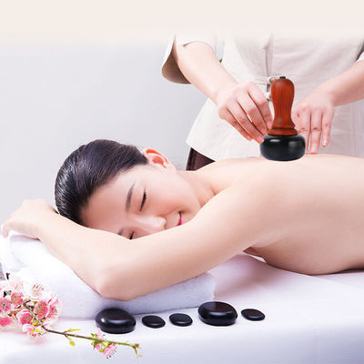 Elektrische Gua Sha Cupping Massager Warme steentherapie voor het ontspannen van spieren Huid schrapen en moxibustie behandeling op het lichaam