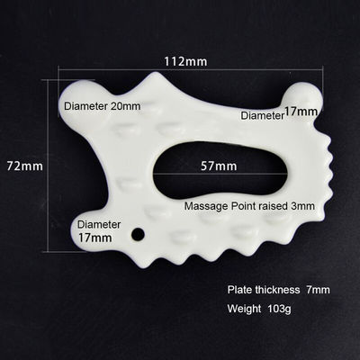 Gezichtsmassagetool 103g Keramische Gua Sha Board voor het schrapen van het hele lichaam in de gezondheidszorg 2024