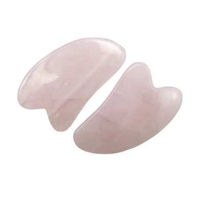 OEM/ODM Acceptabel Rozenkwarts Gua Sha Natuurlijke Jade Guasha Gezichtsmiddelen voor Lichaam Gezicht Nek en Oog Huidverzorging SPA Massage