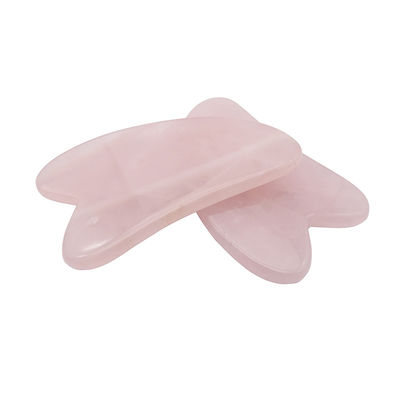 OEM/ODM Acceptabel Rozenkwarts Gua Sha Natuurlijke Jade Guasha Gezichtsmiddelen voor Lichaam Gezicht Nek en Oog Huidverzorging SPA Massage