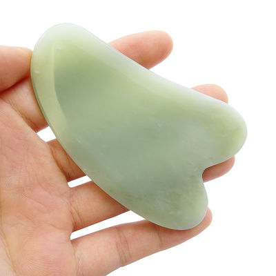 Xiuyan Jade Guasha Board voor gezichts- en lichaamsverzorging Huidverzorging Hartvorm Gua Sha Massagetool om spierspanning te verlichten