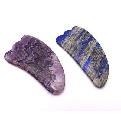 Natuurlijke anti-aging gezichtsmassager Handheld voor Draagbare Vrouwelijke Draagbare Massage Schrapen Amethyst Lapis