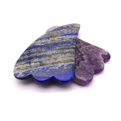 Natuurlijke anti-aging gezichtsmassager Handheld voor Draagbare Vrouwelijke Draagbare Massage Schrapen Amethyst Lapis