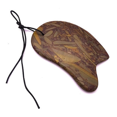 Ondersteuning OEM/ODM Natuurlijke Nuwa Stone Gezicht Gua Sha Schrapen Huidmassage Tool voor Draagbare Medische Lifting en Schoonheid