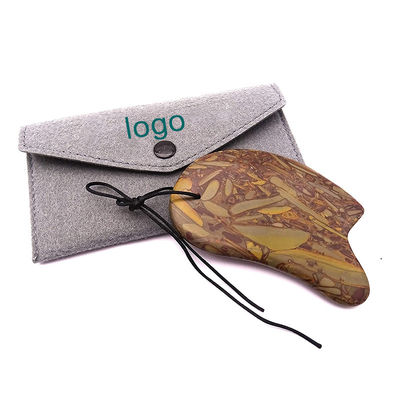 Ondersteuning OEM/ODM Natuurlijke Nuwa Stone Gezicht Gua Sha Schrapen Huidmassage Tool voor Draagbare Medische Lifting en Schoonheid