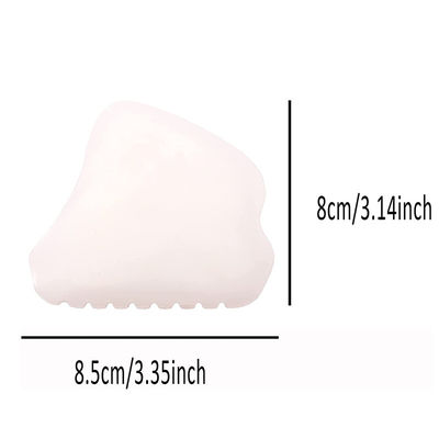 Body Massager Draagbare Handheld Afghaanse White Jade Gua Sha Board voor aanpasbare gezichts- en lichaamsverzorging