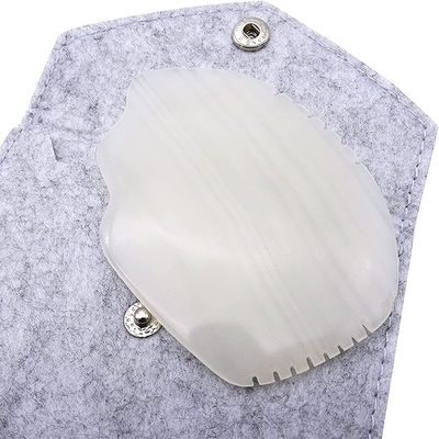 Massage/Lifting Versterking/Anti-Aging Functie Natuurlijke Afghaanse Witte Jade Gua Sha Board voor Massage Spa Acupunctuur Therapie