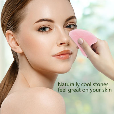 Draagbare natuurlijke Jade Gua Sha Stone Massage Tool voor Gezicht Nek Huid Lifting Rimpel Remover Schoonheidsverzorging Fysiotherapie