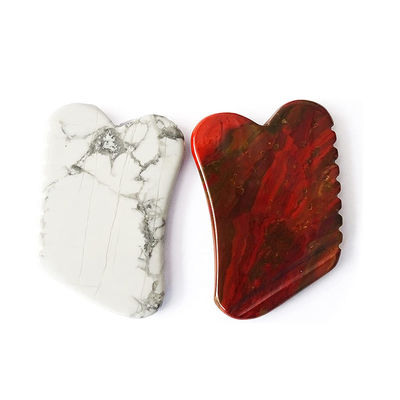 OEM/ODM ondersteunde natuurlijke gezichtsmassage Gua Sha Stone Mookaite Wit Turquoise Guasha voor het verminderen van fijne gezichtslijnen