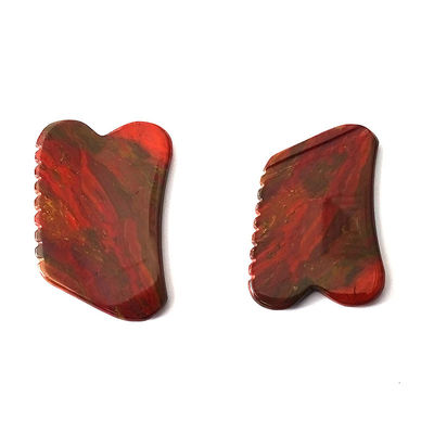 OEM/ODM ondersteunde natuurlijke gezichtsmassage Gua Sha Stone Mookaite Wit Turquoise Guasha voor het verminderen van fijne gezichtslijnen