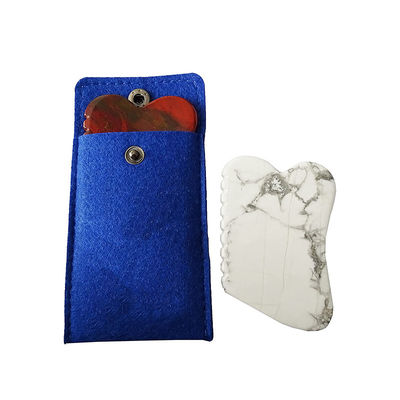 OEM/ODM ondersteunde natuurlijke gezichtsmassage Gua Sha Stone Mookaite Wit Turquoise Guasha voor het verminderen van fijne gezichtslijnen