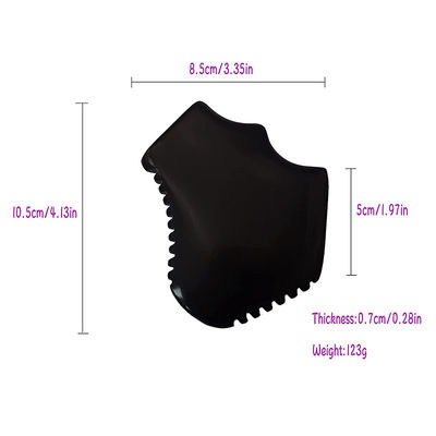 Private label Gua Sha Jade Gezichtsmassage Natuurlijke Massage Bian Stone Gezichts Guasha Schraper Tool met Draagbare Handheld Design