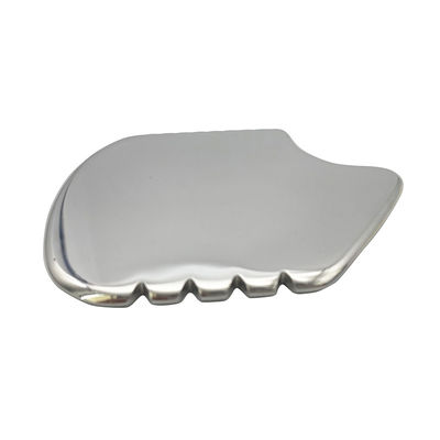Zilver Gua Sha Gezichtsgereedschap Roestvrij staal Guasha Board voor SPA Acupunctuur voor het lichaam Gezicht Nek en Oog Huidverzorging Geschenk voor Vrouw