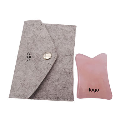 Gezichtslift Functie Rozenkwarts Echte Jade Gua Sha Kristal Gezichtsroller Massage Guasha Steen voor Gezicht/Lichaam Verjonging