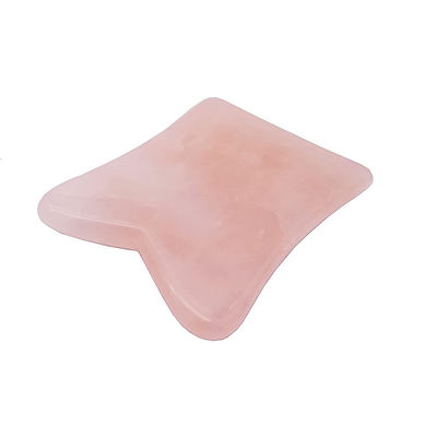 Gezichtslift Functie Rozenkwarts Echte Jade Gua Sha Kristal Gezichtsroller Massage Guasha Steen voor Gezicht/Lichaam Verjonging