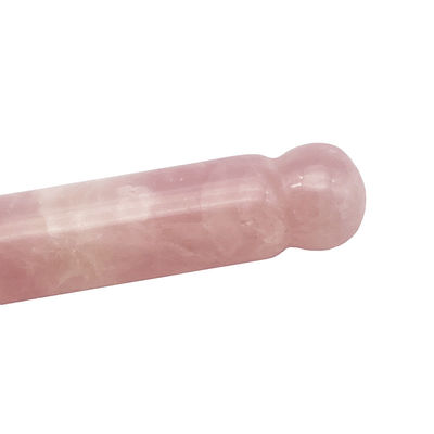 OEM ODM Natural Rose Quartz Guasha Massage Stick Naald Spierverlichting Lichaam Gua Sha Massager Point Roller Guasha Tool