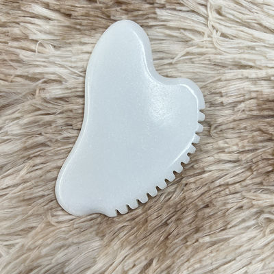 Draagbare gezichtsmassage Gua Sha Scraper Natuurlijke Jade Stone Huidverzorging Massage voor lichaam Nek Achterkant Schoonheid gezondheid Oog SPA