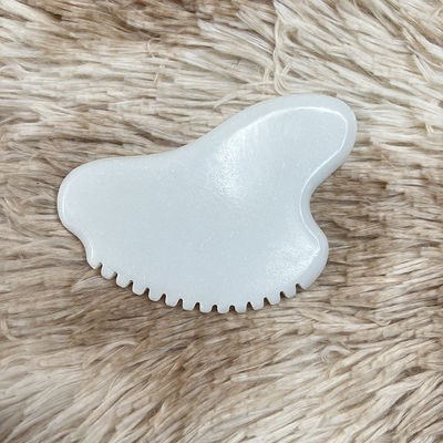 Draagbare gezichtsmassage Gua Sha Scraper Natuurlijke Jade Stone Huidverzorging Massage voor lichaam Nek Achterkant Schoonheid gezondheid Oog SPA