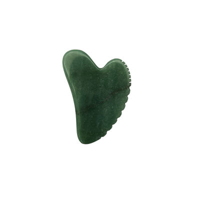 Gezichtsschrapen Huidlifting met groene Aventurine Gua Sha en hartvormig ontwerp