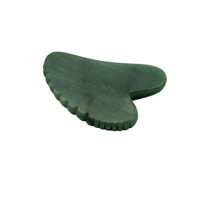 Gezichtsschrapen Huidlifting met groene Aventurine Gua Sha en hartvormig ontwerp