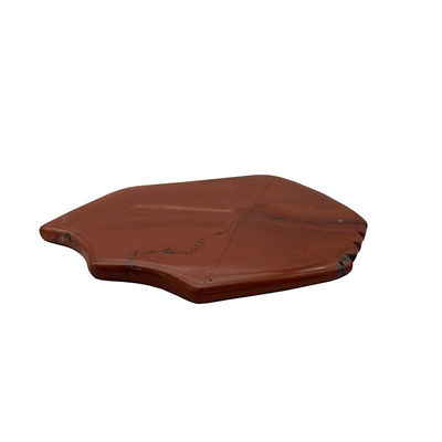 Rood Jasper Gezicht Guasha Huid Lifting Firming Natuurlijke Hand Healing Jade Gua Sha Gezicht Massage Tool Draagbaar en Handheld