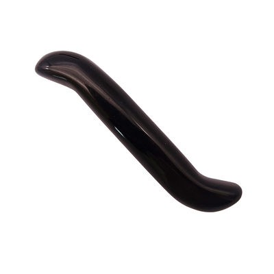 Natuurlijke Obsidian S-vormige massagestok Crystal Healing Yoni Wand Massager Stick voor gezicht en lichaam verjonging
