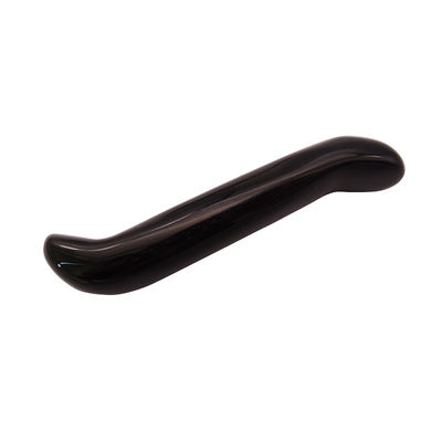 Natuurlijke Obsidian S-vormige massagestok Crystal Healing Yoni Wand Massager Stick voor gezicht en lichaam verjonging