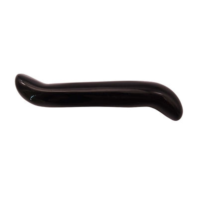 Natuurlijke Obsidian S-vormige massagestok Crystal Healing Yoni Wand Massager Stick voor gezicht en lichaam verjonging