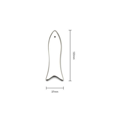 Functie Cosmetologie Visvormige roestvrijstalen Guasha Schraper Gezichtsmassage Gua Sha Tool voor gezichtslift en anti-aging huid