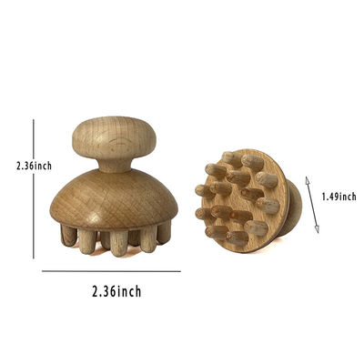 Lichaamtherapie Houten spierrolletje Set 5pcs Houten massager voor Maderotherapie Anti-cellulitis Lymfatische drainage Pijnverlichting