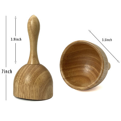 Lichaamtherapie Houten spierrolletje Set 5pcs Houten massager voor Maderotherapie Anti-cellulitis Lymfatische drainage Pijnverlichting
