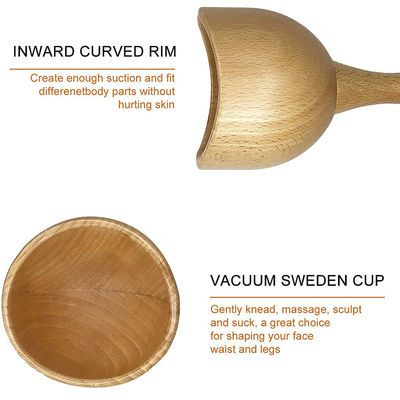 Houten Gua Sha massagestikken voor natuurlijke koolzuurhoudende SPA therapie en lichaamsmassage