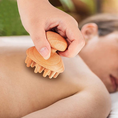 Houten Hoofd Guasha Board voor Cosmetologie Massagetool Anti-cellulitis Lymfatische drainage Lichaamsvorming Houttherapie