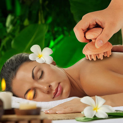Houten Hoofd Guasha Board voor Cosmetologie Massagetool Anti-cellulitis Lymfatische drainage Lichaamsvorming Houttherapie
