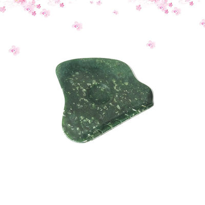 Jade steen natuurlijke Nanyang zwart-groen Guasha schrapen massage Gua Sha voor het activeren van Qi en het drogen van onderpand